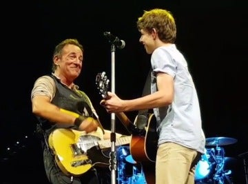 Bruce Springsteen volvió a invitar a tocar a Nathan Testa