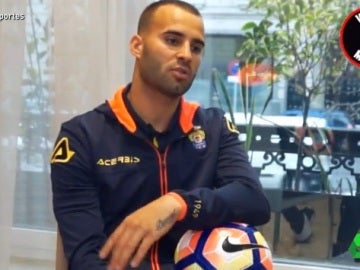 Jesé, jugador de Las Palmas, en una entrevista