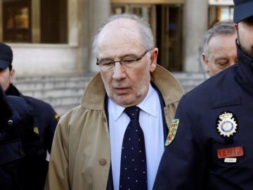 Rodrigo Rato a su salida de los juzgados de Plaza de Castilla Rodrigo Rato a su salida de los juzgados de Plaza de Castilla