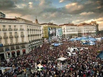 El 15M en la Plaza del Sol El 15M en la Plaza del Sol