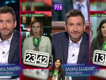 Zapeando conecta vía telefónica con Sara Martín y María Llapart Zapeando conecta vía telefónica con Sara Martín y María Llapart