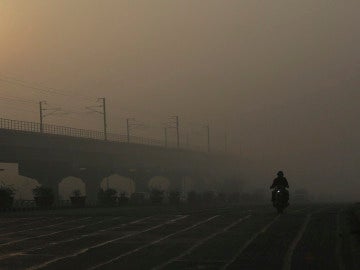 Contaminación en la ciudad india de Nueva Delhi