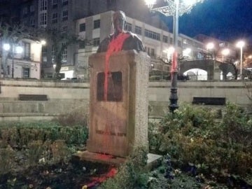 La escultura de Fraga en un ataque anterior La escultura de Fraga en un ataque anterior