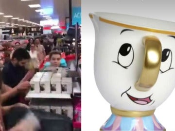 Furor por la taza Chip de La Bella y la Bestia