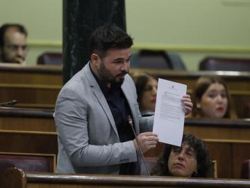 El portavoz de ERC, Gabriel Rufián El portavoz de ERC, Gabriel Rufián