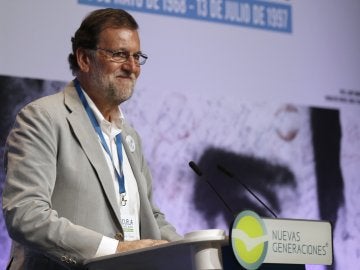 Mariano Rajoy en un acto en Bilbao Mariano Rajoy en un acto en Bilbao