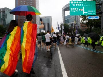 Seúl celebra su desfile del Orgullo Gay entre un gran despliegue policial Seúl celebra su desfile del Orgullo Gay entre un gran despliegue policial