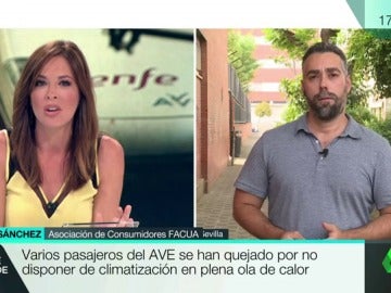 Rubén Sánchez: "Si el viaje en AVE es una tortura por falta de aire acondicionado hay derecho a la devolución íntegra" Rubén Sánchez: "Si el viaje en AVE es una tortura por falta de aire acondicionado hay derecho a la devolución íntegra"