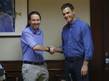 Iglesias y Sánchez, reunidos para concretar y orientar su colaboración