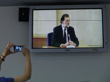 Rajoy en su declaración en el juicio del caso Gürtel Rajoy en su declaración en el juicio del caso Gürtel