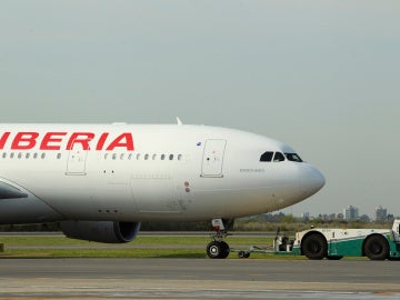 Un avión de Iberia Un avión de Iberia