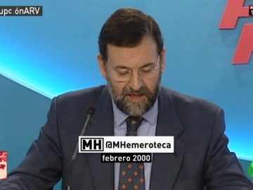 Así explicaba Mariano Rajoy la campaña del 2000 que el PP habría financiado de manera irregular Así explicaba Mariano Rajoy la campaña del 2000 que el PP habría financiado de manera irregular