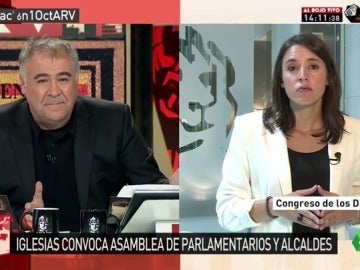 Irene Montero: "Ciudadanos le va a pedir al PP más leña al fuego en Cataluña" Irene Montero: "Ciudadanos le va a pedir al PP más leña al fuego en Cataluña"