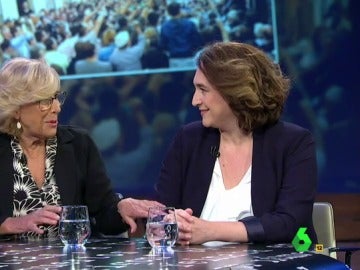 Manuela Carmena y Ada Colao en El Intermedio Manuela Carmena y Ada Colao en El Intermedio