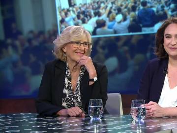 Manuela Carmena y Ada Colau en El Intermedio Manuela Carmena y Ada Colau en El Intermedio