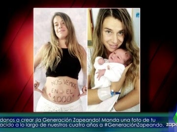 Zapeando abre el plazo para que los espectadores manden fotografías de niños nacidos durante los cuatro años del programa
