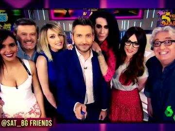 La felicitación a Zapeando por sus 1.000 programas al más puro estilo Friends 