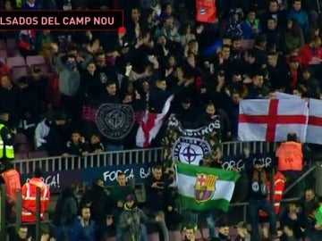 Expulsan a un grupo nazi del Camp Nou