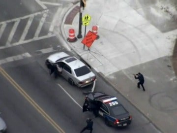 Persecución con disparos en Baltimore