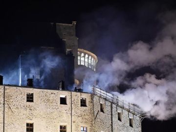 Incendio en la abadía italiana que inspiró 'El nombre de la rosa' Incendio en la abadía italiana que inspiró 'El nombre de la rosa'