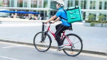 Un bicimensajero en la ciudad Un bicimensajero en la ciudad
