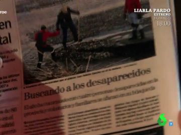Foto del 'falso héroe' en un periódico Foto del 'falso héroe' en un periódico