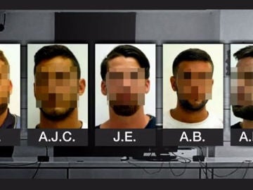 Imagen de los cinco acusados de 'La Manada' por violación múltiple en San Fermín Imagen de los cinco acusados de 'La Manada' por violación múltiple en San Fermín