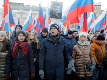 El líder ruso de la oposición Alexei Navalny durante una manifestación en Moscú El líder ruso de la oposición Alexei Navalny durante una manifestación en Moscú