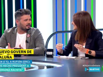 Lorena Roldán y Gabriel Rufián Lorena Roldán y Gabriel Rufián