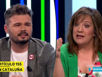 Gabriel Rufián e Iratxe García Gabriel Rufián e Iratxe García