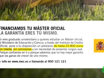 Anuncio de préstamos para estudiar un máster Anuncio de préstamos para estudiar un máster