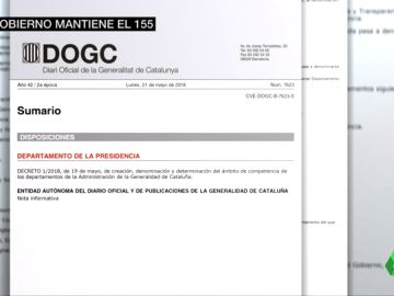 El 155 sigue en Cataluña: el Gobierno no publica en el Diario de la Generalitat los nombramientos de los consellers El 155 sigue en Cataluña: el Gobierno no publica en el Diario de la Generalitat los nombramientos de los consellers
