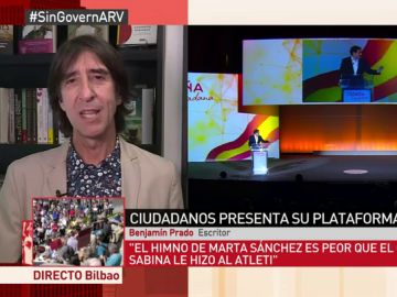 Benjamín Prado, en Al Rojo Vivo Benjamín Prado, en Al Rojo Vivo