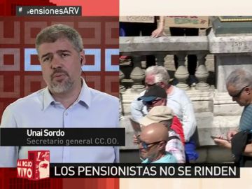 Unai Sordo, secretario general de Comisiones Obreras Unai Sordo, secretario general de Comisiones Obreras