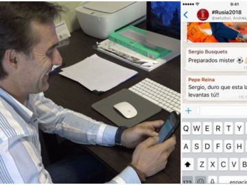 Lopetegui crea el grupo de Whatsapp de la Selección Lopetegui crea el grupo de Whatsapp de la Selección