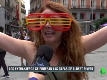 Una turista, en España Una turista, en España