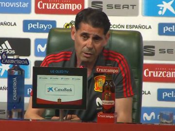 Fernando Hierro comparece ante los medios de comunicación Fernando Hierro comparece ante los medios de comunicación