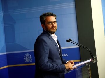 Màxim Huerta en su comparecencia de dimisión como ministro de Cultura y Deporte Màxim Huerta en su comparecencia de dimisión como ministro de Cultura y Deporte