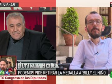Echenique, sobre la medalla a Billy El Niño: "Alucino con la cantidad de excusas ridículas para no retirársela" Echenique, sobre la medalla a Billy El Niño: "Alucino con la cantidad de excusas ridículas para no retirársela"