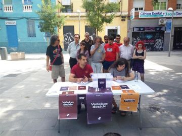 Mesa de 'Vallekas decide' Mesa de 'Vallekas decide'