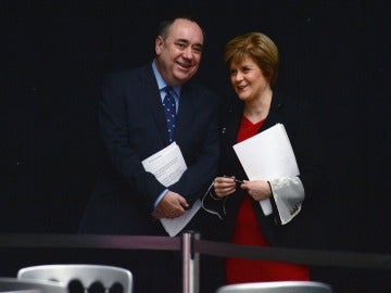 Alex Salmond junto a Nicola Sturgeon Alex Salmond junto a Nicola Sturgeon