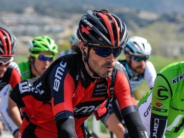 Samuel Sánchez, durante la vuelta a Cataluña Samuel Sánchez, durante la vuelta a Cataluña