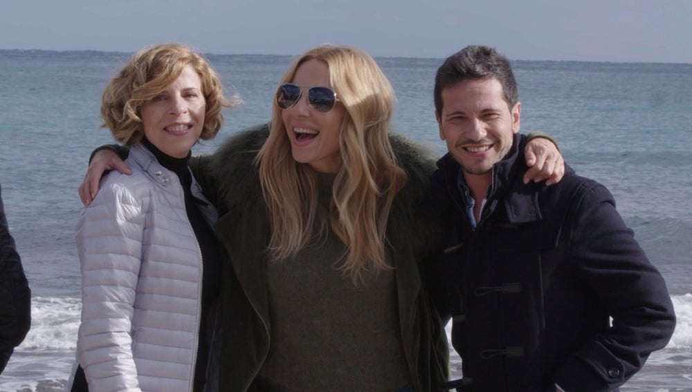 Sole Giménez, Marta Sánchez y David deMaría