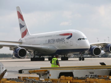 Un avión de la aerolínea British Airways Un avión de la aerolínea British Airways
