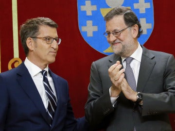 Alberto Núñez Feijóo y Mariano Rajoy Alberto Núñez Feijóo y Mariano Rajoy