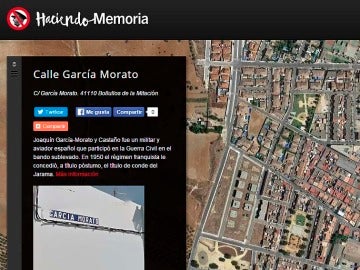Uno de los puntos señalados en la web creada por Izquierda Unida Uno de los puntos señalados en la web creada por Izquierda Unida