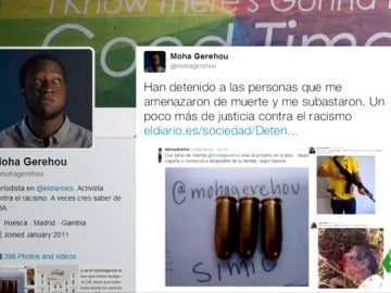 Mensaje racista contra Moha Gerehou