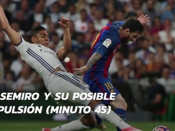 Frame 57.653864 de: Las jugadas y polémicas que marcaron el Clásico del Bernabéu entre Real Madrid y Barcelona