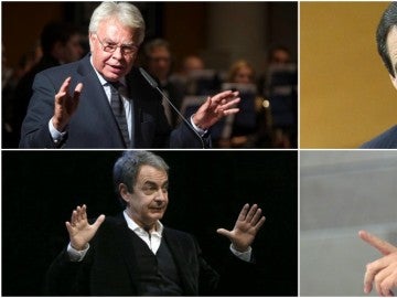 Felipe González, José Bono, José Luis Rodríguez Zapatero y Alfredo Pérez Rubalcaba Felipe González, José Bono, José Luis Rodríguez Zapatero y Alfredo Pérez Rubalcaba