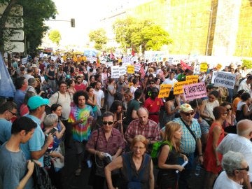 Manifestación en Madrid a favor de los refugiados Manifestación en Madrid a favor de los refugiados